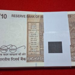 Alternative view of 10 RUPEE PACKET STARTING 420 CHOR NUMBER GEM UNC CONDITION PACKET