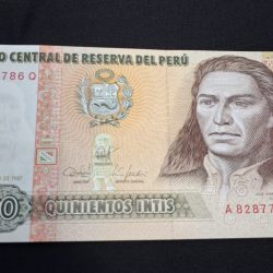 500 INTIS PERU GEM UNC CONDITION NOTE ENDING 786