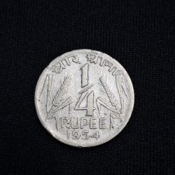 1/4 Rupee 1954 Coin
