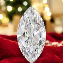 Rare 1.00 carat Marquise Lab Grown Diamond Top Color Top Quality Exceptional Collectible Unique and Rare