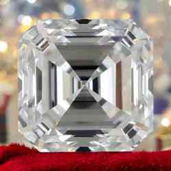 Rare and Desirable 1.00 carat Asscher Shape Lab Grown Diamond Top Color Top Quality Exceptional Collectible Unique and Rare