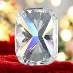 Alternative view of Rare and Desirable 1.00 carat Cushion Cut Lab Grown Diamond Top Color Top Quality Exceptional Collectible Unique and Rare