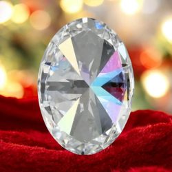 Alternative view of Rare and Desirable 1.00 carat Oval Shape Lab Grown Diamond Top Color Top Quality Exceptional Collectible Unique and Rare