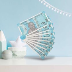 Rs 50 India Banknote Same Prefix 111687 to 999687 GEM UNC Unique and Rare