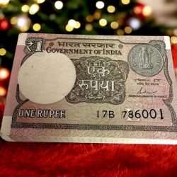 Re 1 India Banknote Fancy Number 786001 to 786100 Note Gem UNC Serial Packet 2017 Issue Unique and Rare