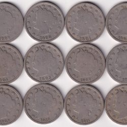 usa 5 cents nickel liberty head 12 Different Years Set Old Rare