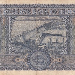 Alternative view of India 100 Rupees L.K JHA Diamond Issue Very Fine Condition Note Rare#1