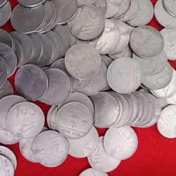 Two Rs Defenitive Coin 2007 Year Hyderabad Mint 100 Pcs Given