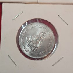One Rs Scare Coin Saint Dnyaneshwar 1274 1296 AD 1999 Year Bombay Mint Gem Bunc Condition Coin 1 Pcs Given