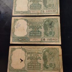 Reserve Bank of India Rs 5 note 3 different signature Six deer 🦌 🦌 Condition as image Same and similar piece is available