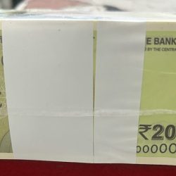 000001 Rim 20 Ruppes seeled pack shasikant dass 1000 Note seeled rim