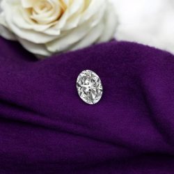 Oval Shape Lab Grown Diamond 20 Cent Top Color Top Quality Very Unique and Rare Top Collectible Piece