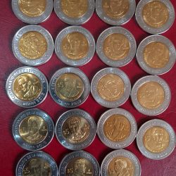 Mexico, 5 Pesos, 2008 - 2010, Independence bicentenary 19 different Commemorative issues, Bimetal, UNC Condition.