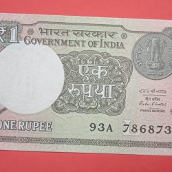 1 Rs 78687 GEM UNC Condtion Super Fancy Note.