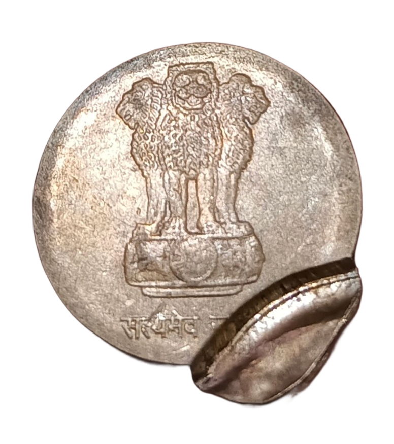 10 Rupees Inner Core DOUBLE STRIKES Error **SCARE** High Collectable Grade.