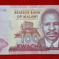 MALAWI 100 KWACHA GEM UNC CONDITION ENDING 786