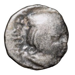 Silver Drachma Coin of Damajadashri III (AD 249-56) of Western Kshatrapas Very Rare Ruler