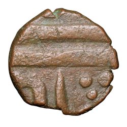 Copper 1/4 Paisa of Jayaji Rao(AD 1843-86) of Gwalior State Burhanpur Mint Unlisted Rare