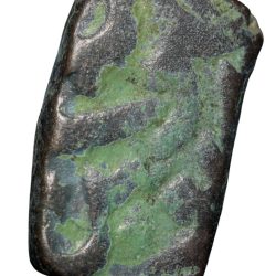 Alternative view of Copper Falus of Aurangzeb(AD 1658-1707) of Dar-ul-Fath Ujjain Mint