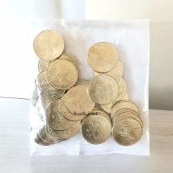 Alternative view of Rs 5 Rupee New Coin RBI 30 Coin 75 Year Of Independence Packet India Issue 2025 Kolkata Mint AKAM Issue