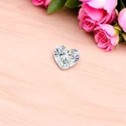 Heart Shape Diamond 90 Cent E Color Top Quality Collectible Antique Item Eco Friendly Unique and Rare