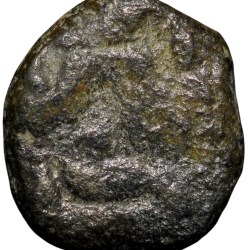 Alternative view of Copper 1/4 Tanka of Sikander Shah Lodi(AD 1488-1517) of Delhi Sultanate D710
