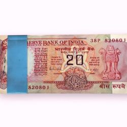 Rs 20 R N MALHOTRA CHAKRA issue Inset A Brilliant Unc unique and rare