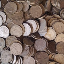 India commormotive 1&2 ruppee coper nickel coins COIN WEIGHT 5.9 GM each Different portrait mix lot 12/15 mixed mint & portrait coins 100 piece given Same and similar piece available