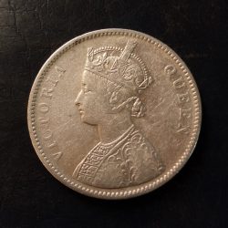 Alternative view of VICTORIA QUEEN 👑👑 YEAR. 1866 Dot variety 1862+4 dots=1866year. 0/3 Variety as per image WEIGHT 11.5 GM ORIGINAL GAUARANTEE EXCELLENT CONDITION Same and similar piece available