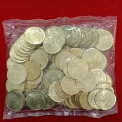 Alternative view of Five Rs Rain Drops 2021 Year RBI Sealed Packet Noida Mint 100 Pcs Given