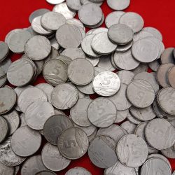 Five Rs Wave Coin 36 Pcs Given Scare Coins Mix Mints
