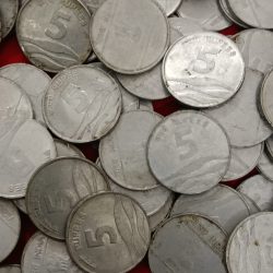 Alternative view of Five Rs Wave Coin 36 Pcs Given Scare Coins Mix Mints