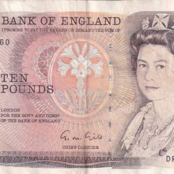England 10 Pounds - Elizabeth II Florence Nightingale VARY RARE NOTE #B-2