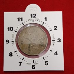 Alternative view of Two Rs Rare Coin 3 "o Clock Error Coin 1995 Year Bombay Mint RBI Mistake Coin