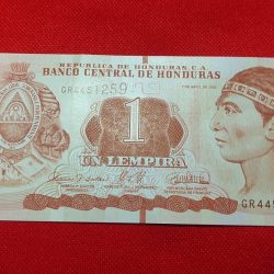 1 UN LEMPIRA HONDURAS GEM UNC CONDITION NOTE EACH NOTE PRICE 165