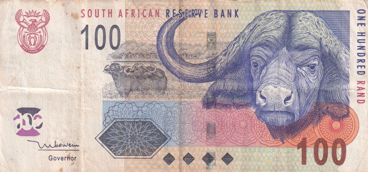 South Africa 100 Rand rare NOTE #B-2