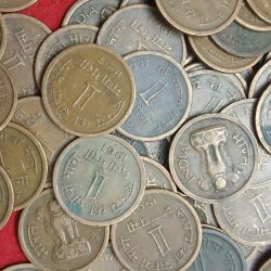 One Naya Paise Bronze Coins 50 Pcs Given Mix years or Mints Republic of India