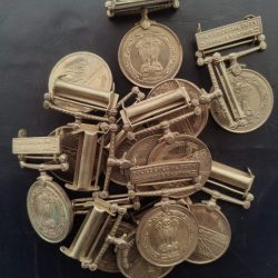 INDIAN POLICE METAL. Jammu and Kashmir medals big size NICKEL EXCELLENT CONDITION 10 piece given Same and similar piece available