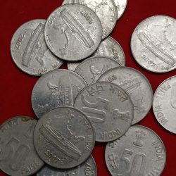Alternative view of 50 Paise FSS Scare Year 2007 16 Pcs Given Noida Mint or Some Other Mints