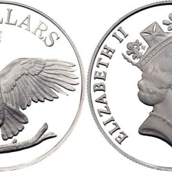 1990 Birds of Australian $10 Ten Dollar 'Cockatoo - Silver Proof Coin 20g