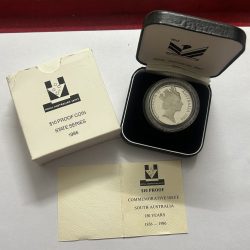 1986 $10 South Australia Silver State Series beautiful set with box and certificate