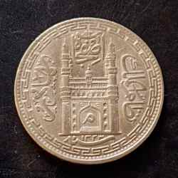 Indian princely state Hyderabad Nizam Denomination 1 ₹ Condition as per image Same and similar piece is available