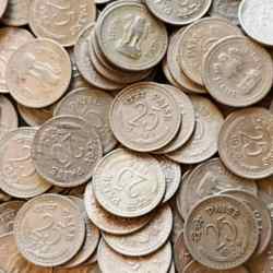 India Denomination 25 paise Mix date Mix mint 1080₹ 100 piece