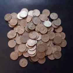 Alternative view of India Denomination 25 paise Mix date Mix mint 1080₹ 100 piece