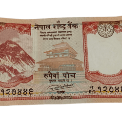 NEPAL Bison 🦬 Series 5 RUPEES in High AUNC Grade.