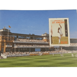 SAINT VINCENT AND THE GRENADINES MINIATURE on Cricket in Mint Condition.