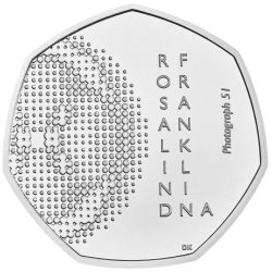 Alternative view of Rosalind Franklin 50p Uncirculated Commemorative Coin Set By Royal Mint 2020 Issue