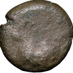 Copper Coin of Pre-Satavahana (2nd Cen. BC) from Vidarbha(Buldhana) with Lion/Bull Type