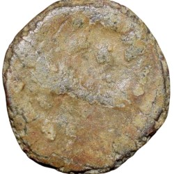 Alternative view of Lead Coin of Bhumak(1st Cen. AD) of Western Kshatrapa with Thunder Arm Rare