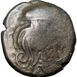 Silver-Alloy Drachama of Sharva Bhattarka of Maitrakas of Vallabhi 5th Cen. AD